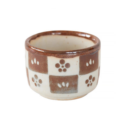 Tasse à thé ou saké en grès Minoyaki