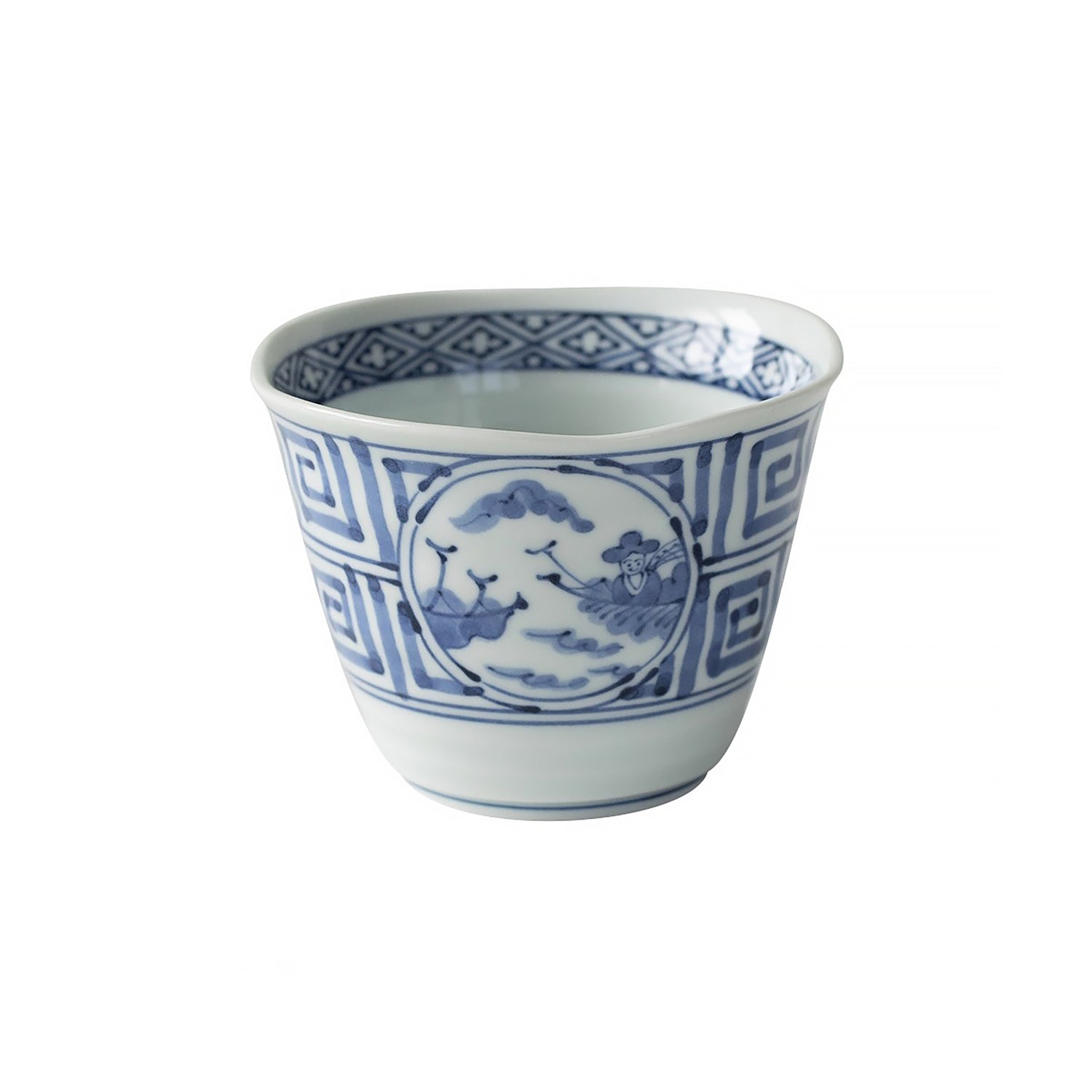 Tasse choko Hasami-yaki  peinte à la main