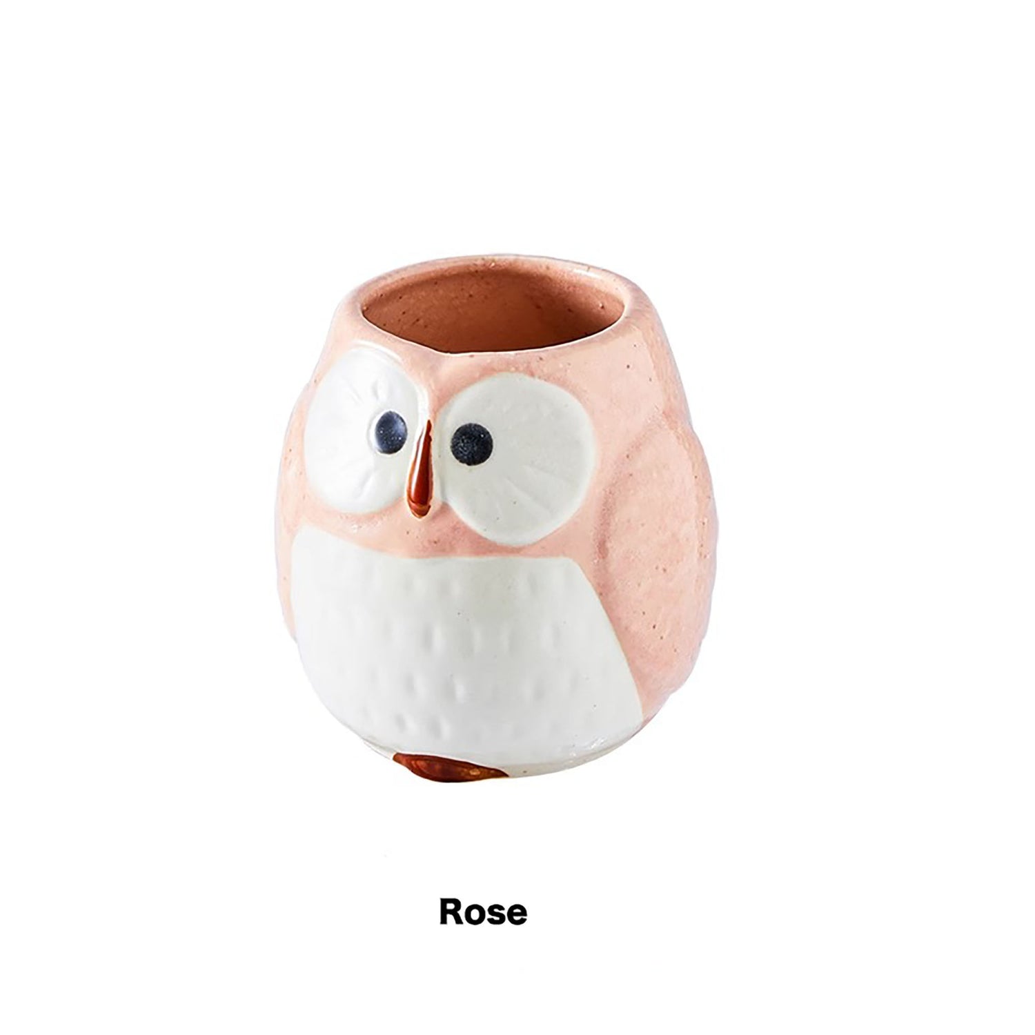 Théière et tasses avec un mignon design de hibou