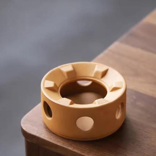 Théière en céramique style minimaliste japonais avec anse en corde tressée à la main