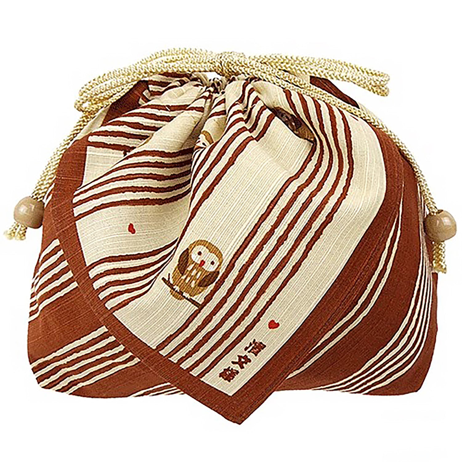 Sac à bento Hamamonyo japonais en coton 