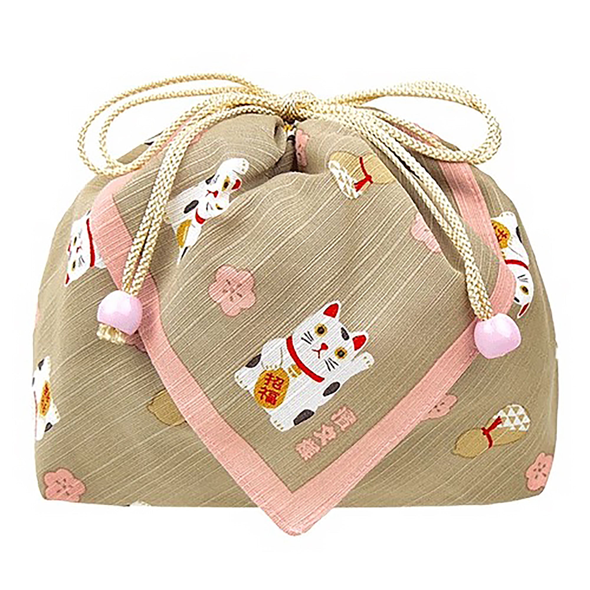 Sac à bento Hamamonyo japonais en coton 