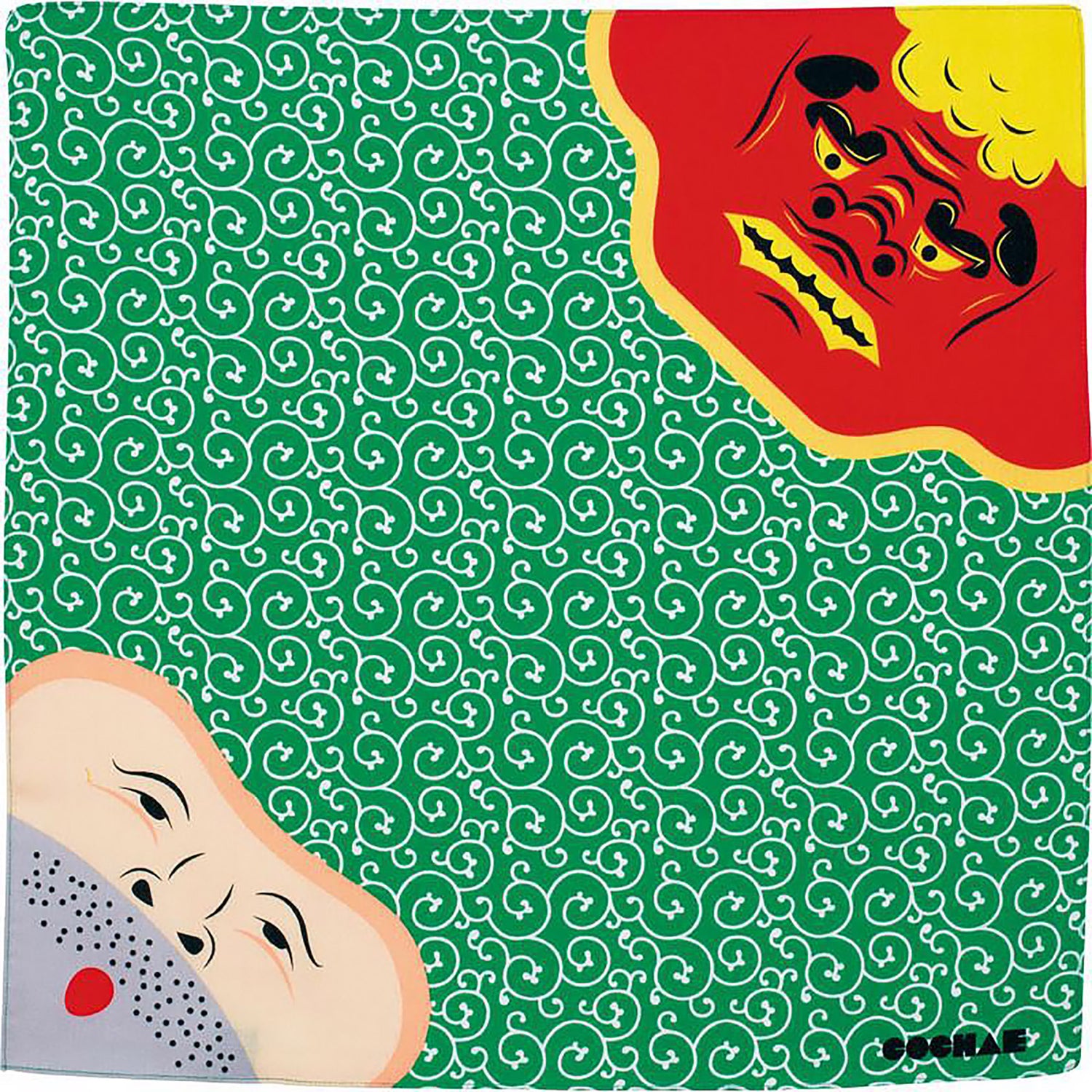 Furoshiki japonais en coton avec Design COCHAE