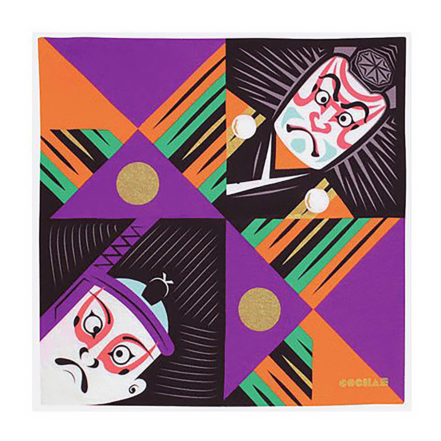 Furoshiki japonais en coton avec Design COCHAE