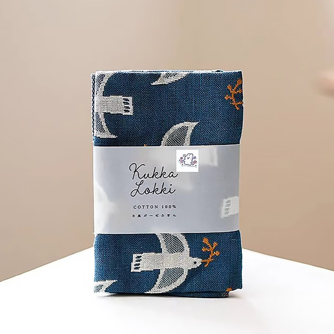 Serviette japonais en coton Série Kukka Lokki