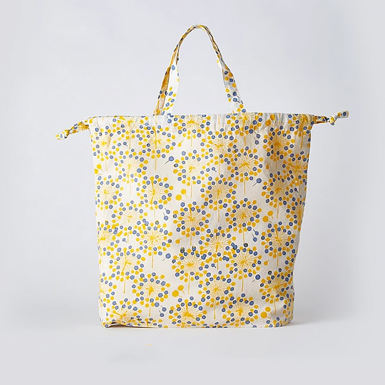 Sac en coton fleuri imprimé à la main en Série japonaise Horn