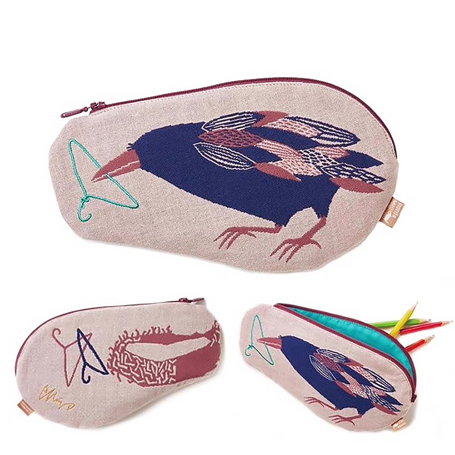 Trousse brodée japonaise Morita MiW