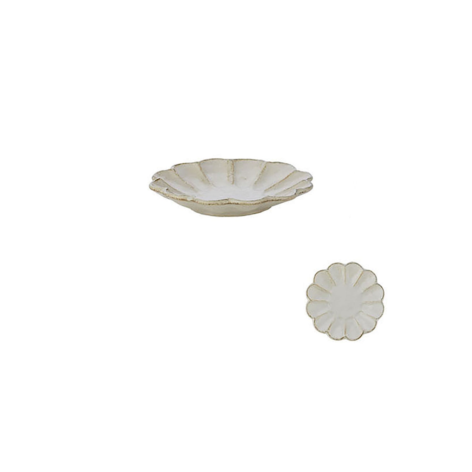 Pear Blossom Shaped Ceramic Dinnerware by Rinka Seito