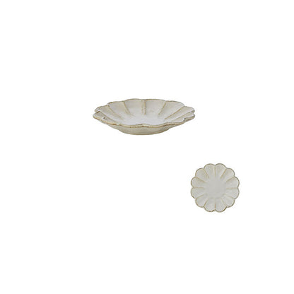 Pear Blossom Shaped Ceramic Dinnerware by Rinka Seito
