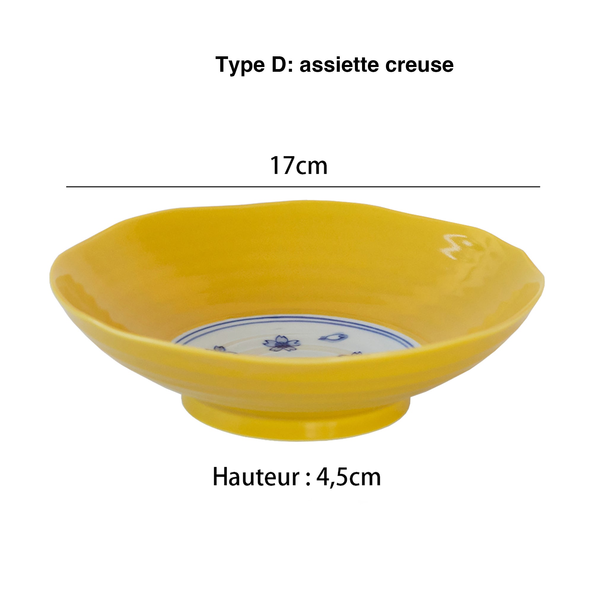 VAISSELLE de ARITA JAUNE avec motifLAPIN