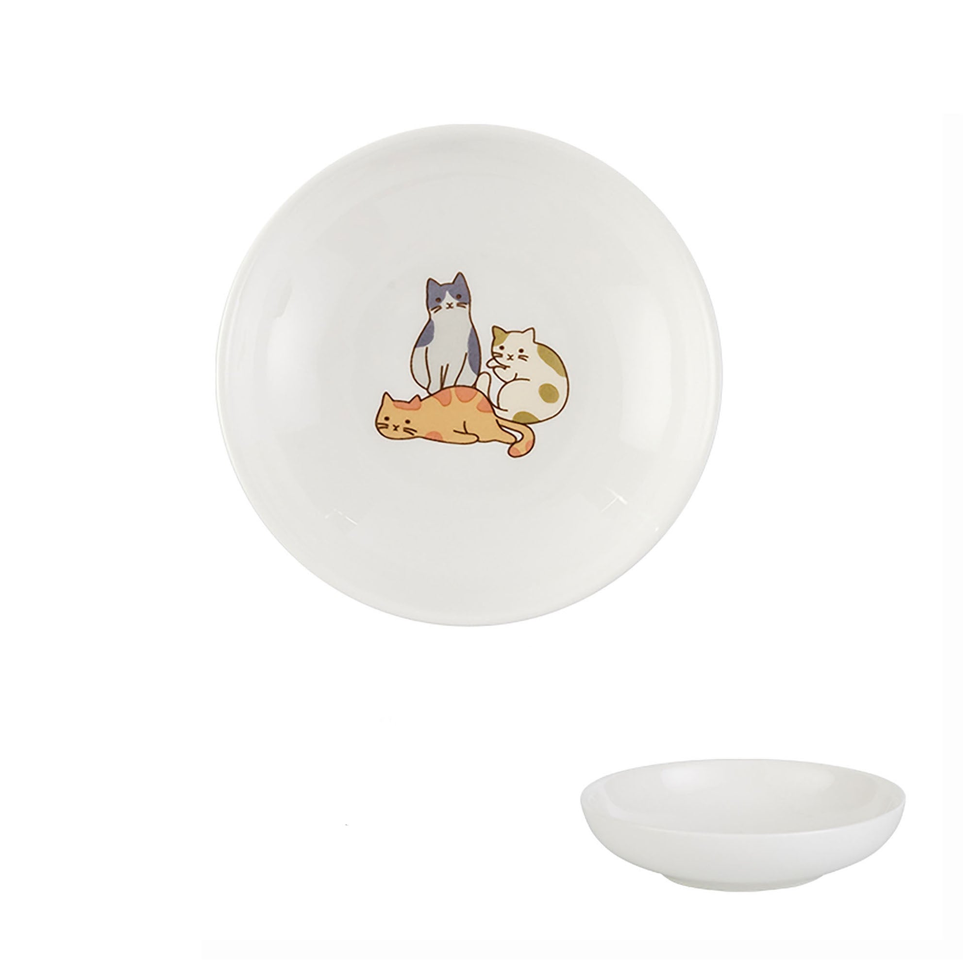 Vaisselle avec adorables motifs de chat