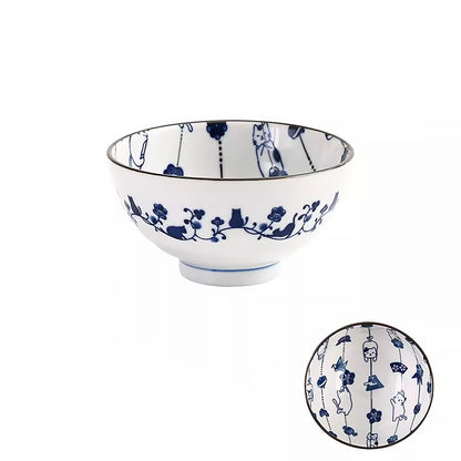 Service de vaisselle Minoyaki avec bonheur en guirlande