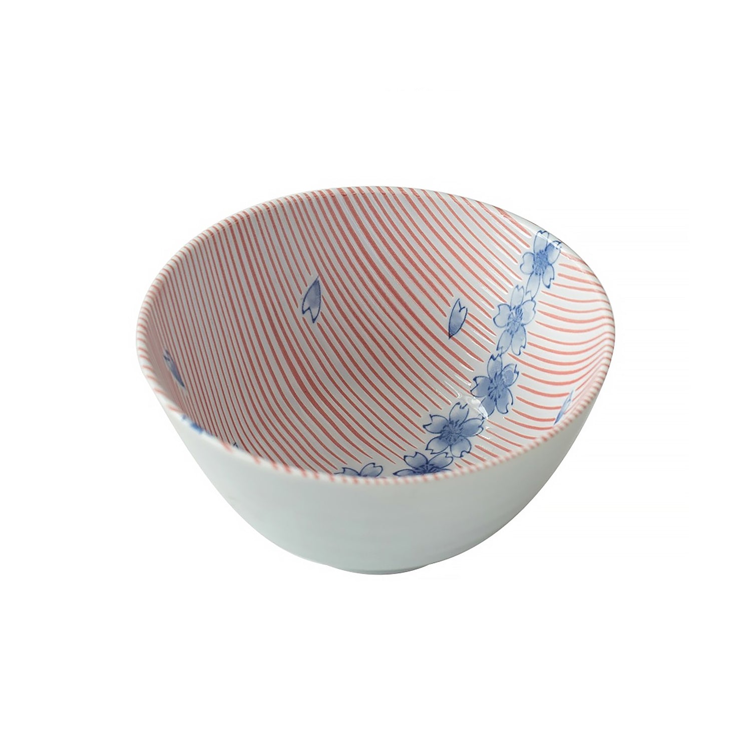 Vaisselle japonaise Mino-yaki motif sakura bleue