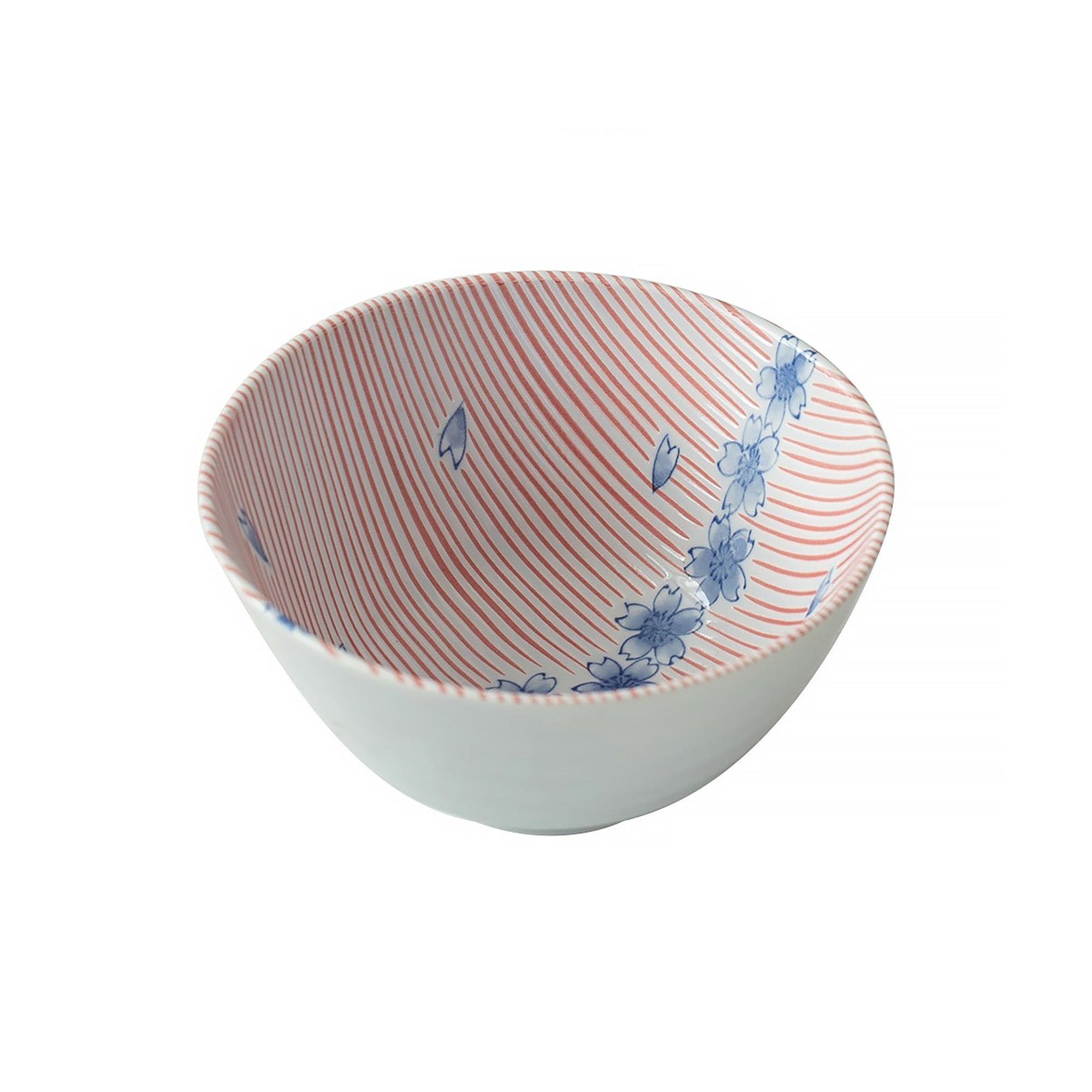 Vaisselle japonaise Mino-yaki motif sakura bleue