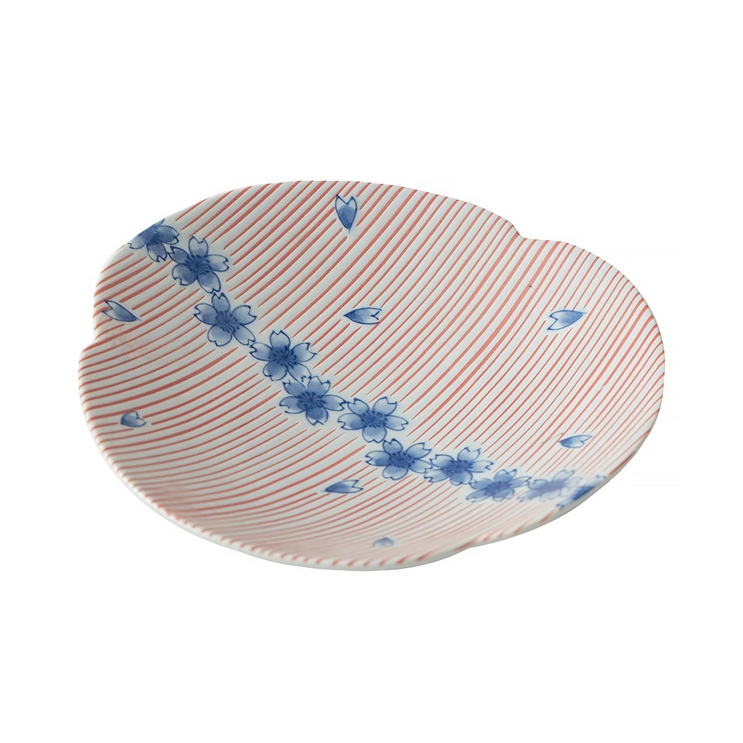 Vaisselle japonaise Mino-yaki motif sakura bleue