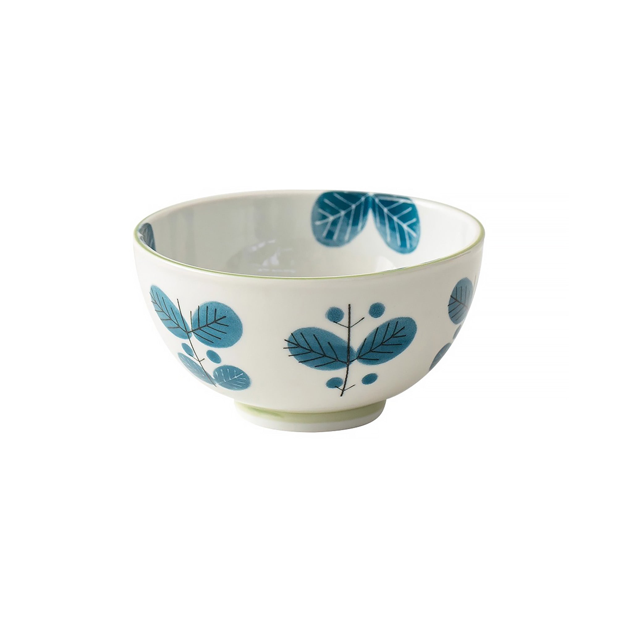 Vaisselle Mino-yaki avec motif feuillage “Forest”
