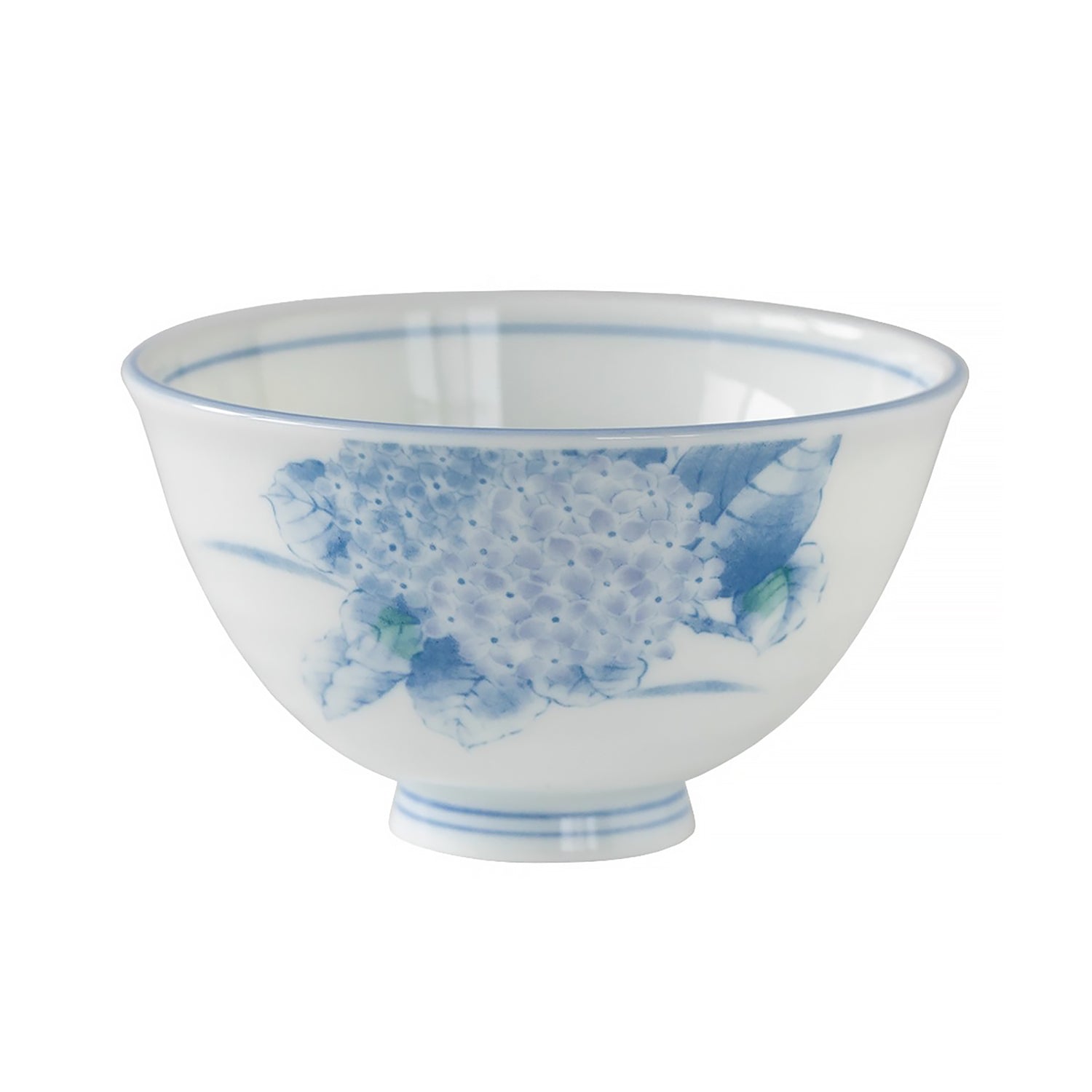 Vaisselle en porcelaine Minoyaki avec Motif hortensia