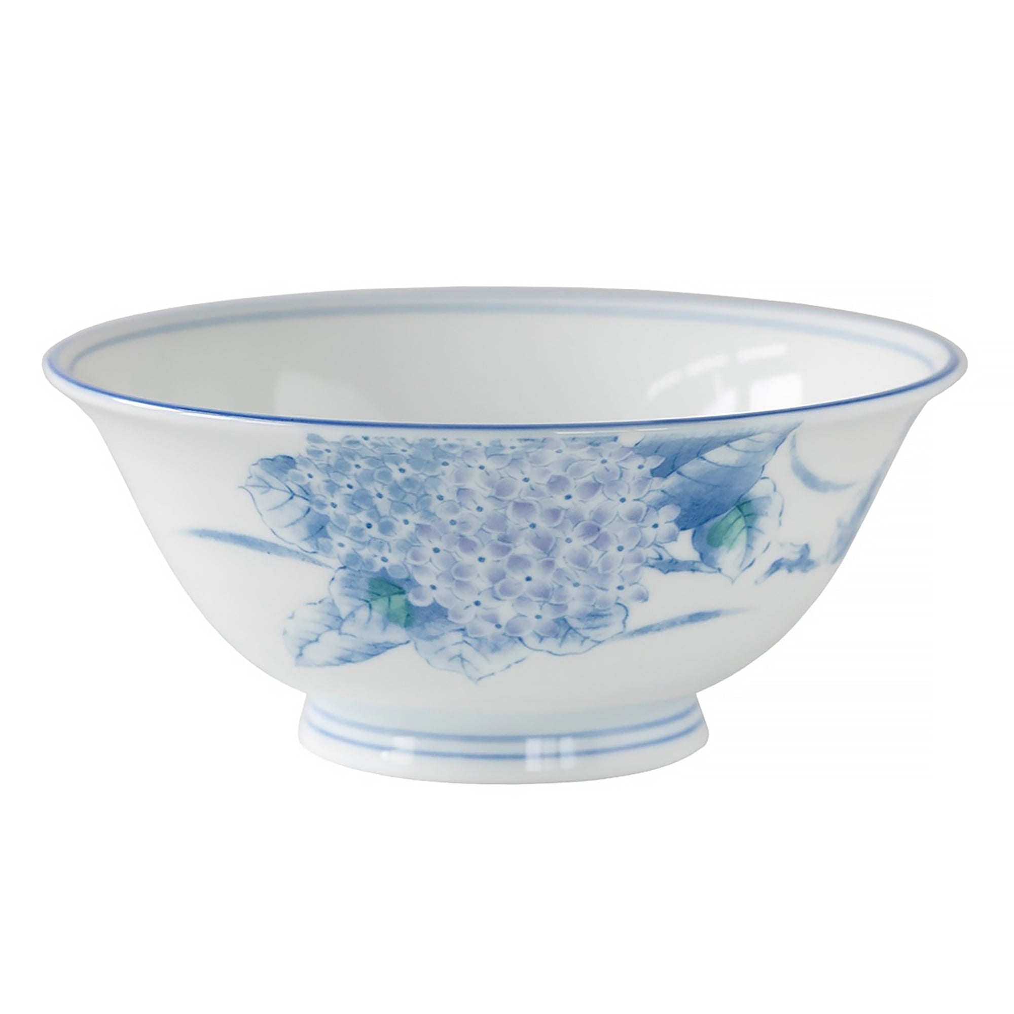 Vaisselle en porcelaine Minoyaki avec Motif hortensia