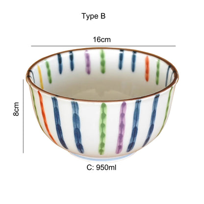 Vaisselle en Céramique Minoyaki avec Motif Tokusa