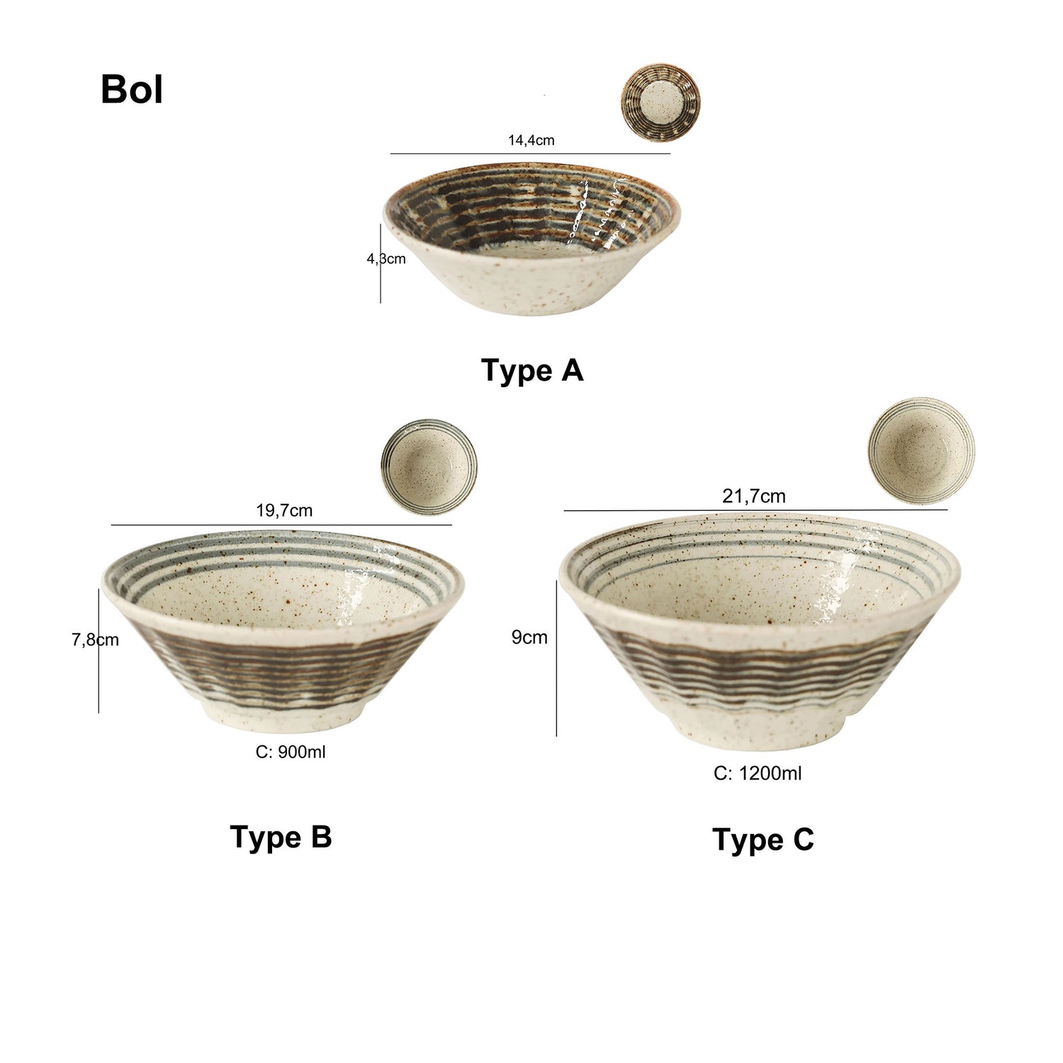 Yuki Shino ceramic tableware from Mino-yaki