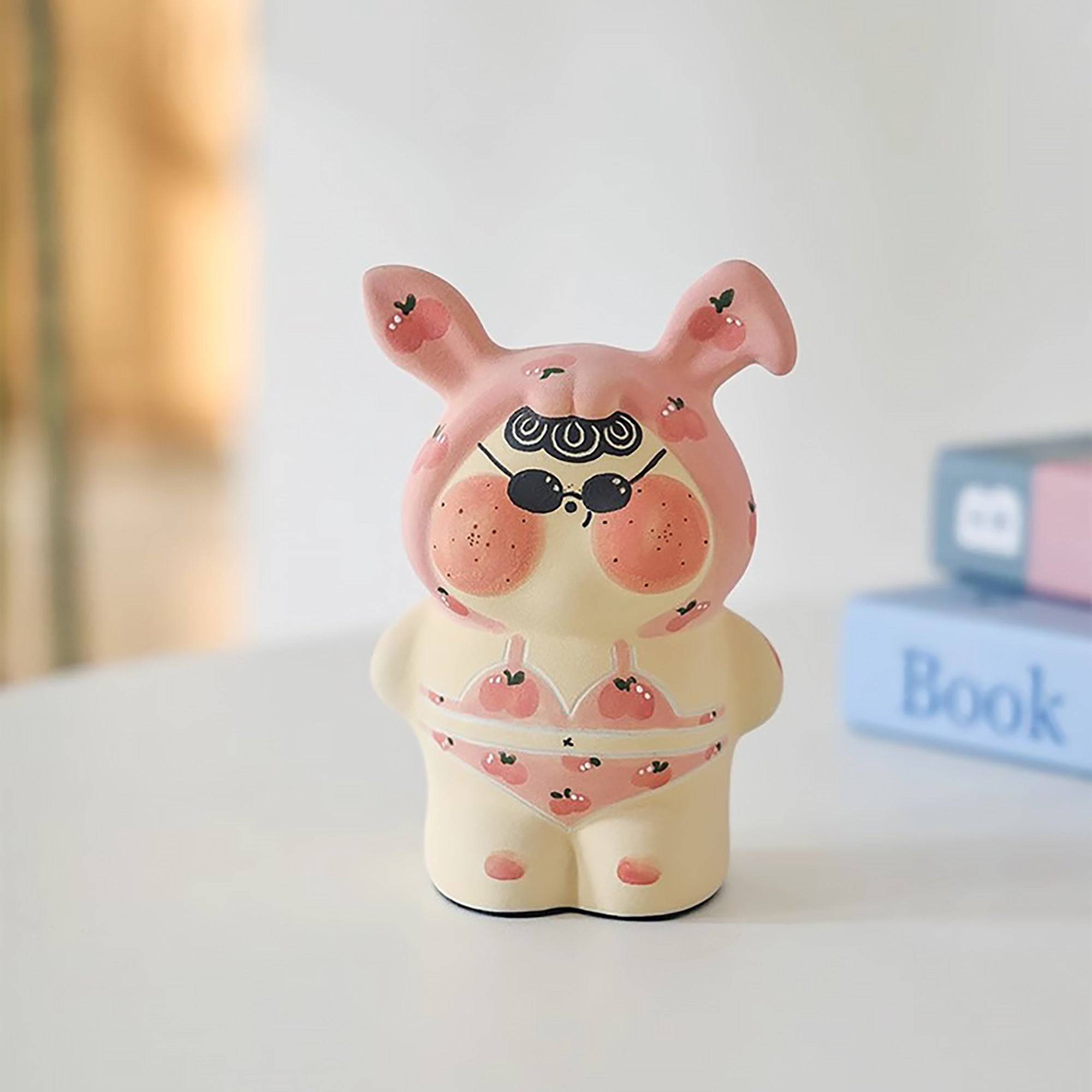 Handgefertigte Keramikpuppenfigur
