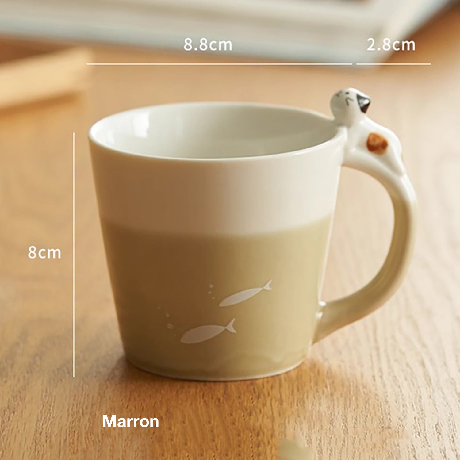 Mug en Céramique avec Pāpā Neko