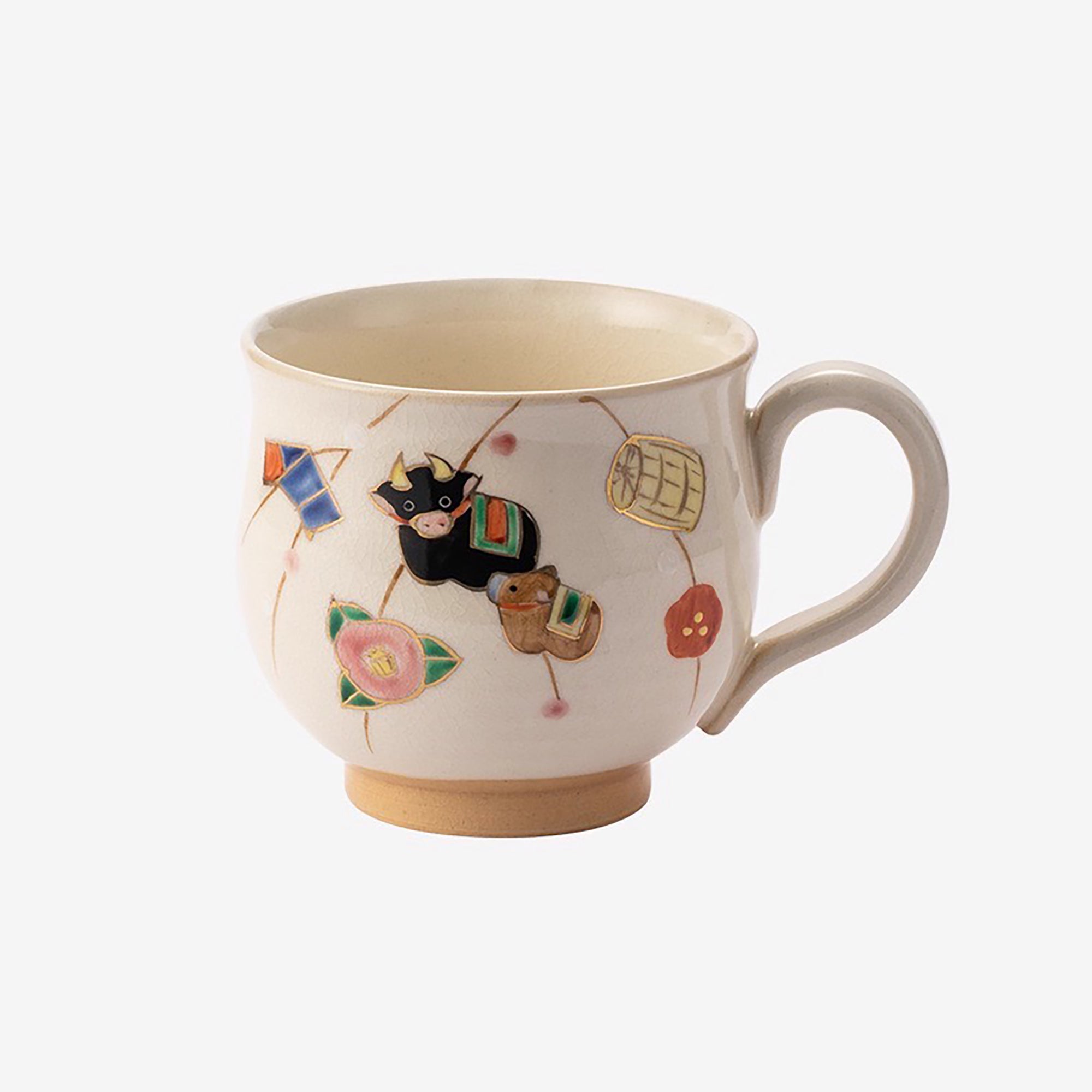Mug en céramique "Kiyomizu-yaki" de l&