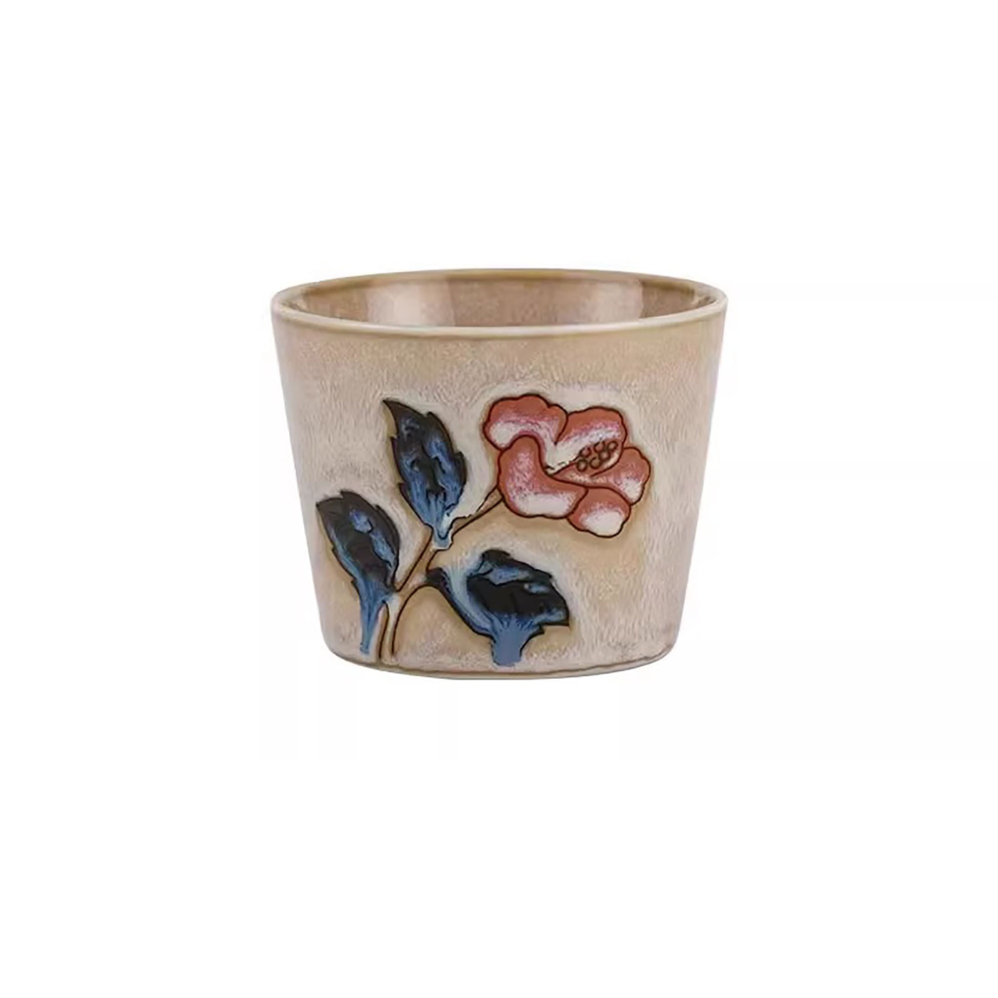 Tasse en céramique relief motif Okinawa 