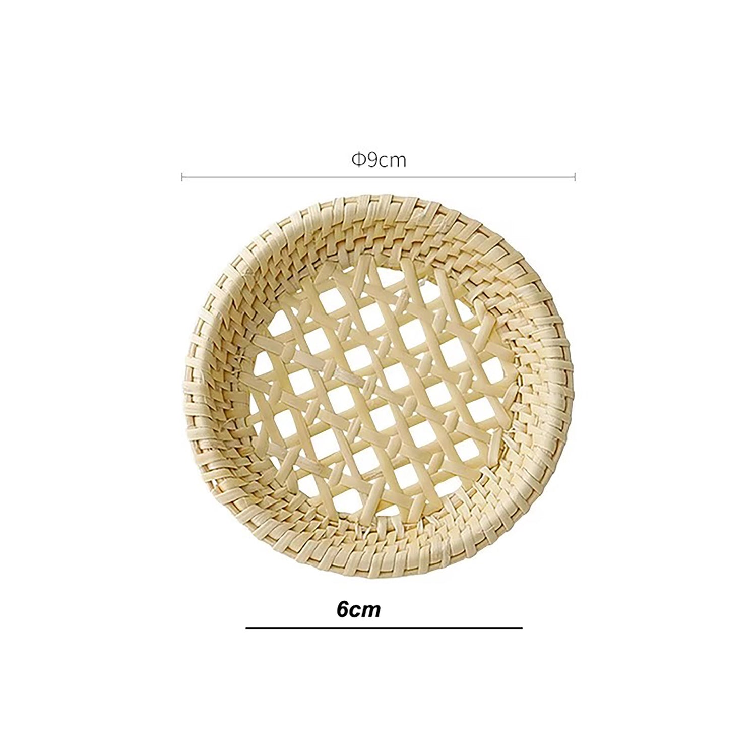 Sous-verre tressé en rotin fait main par Matsunoya