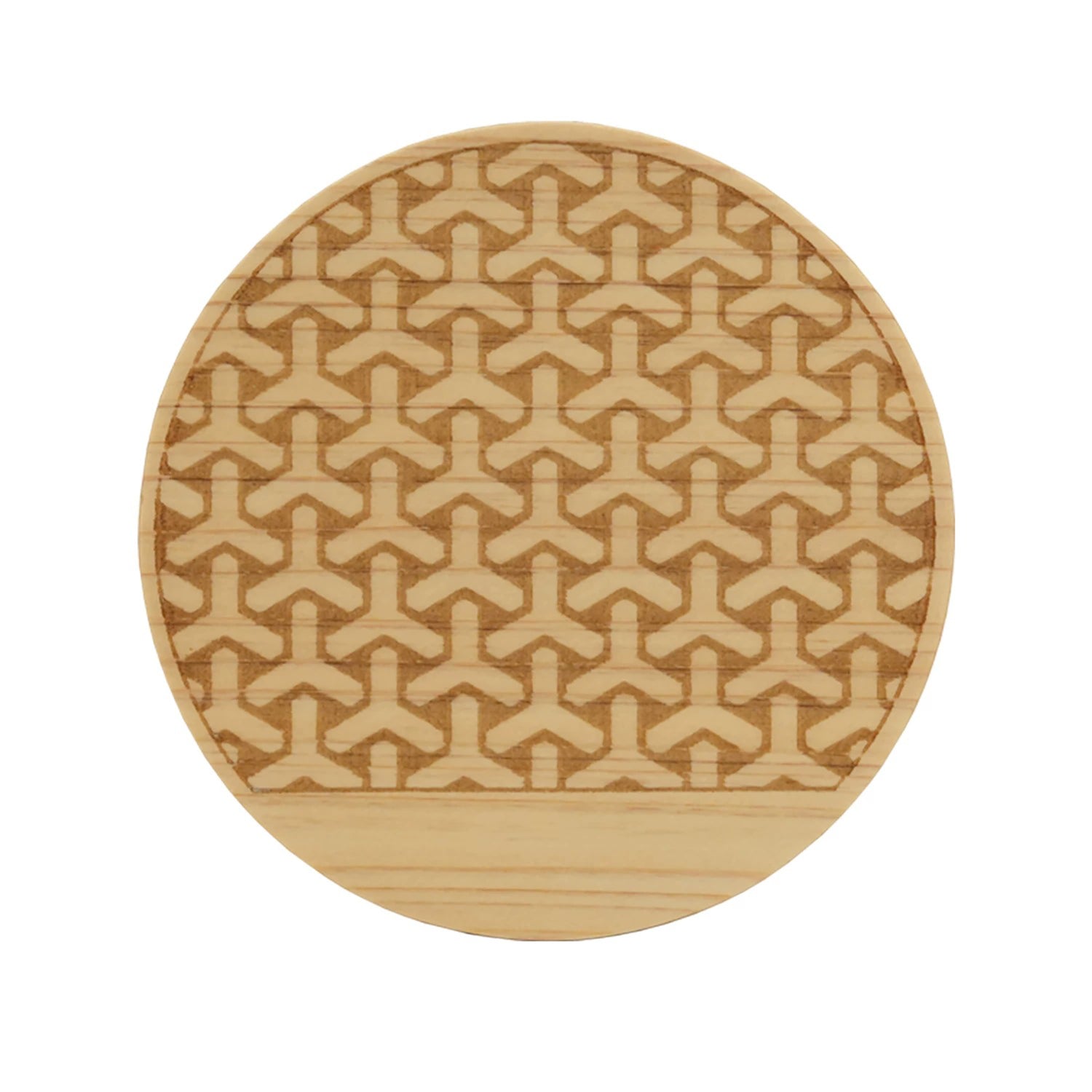 Sous-verres japonais en bois Hinoki