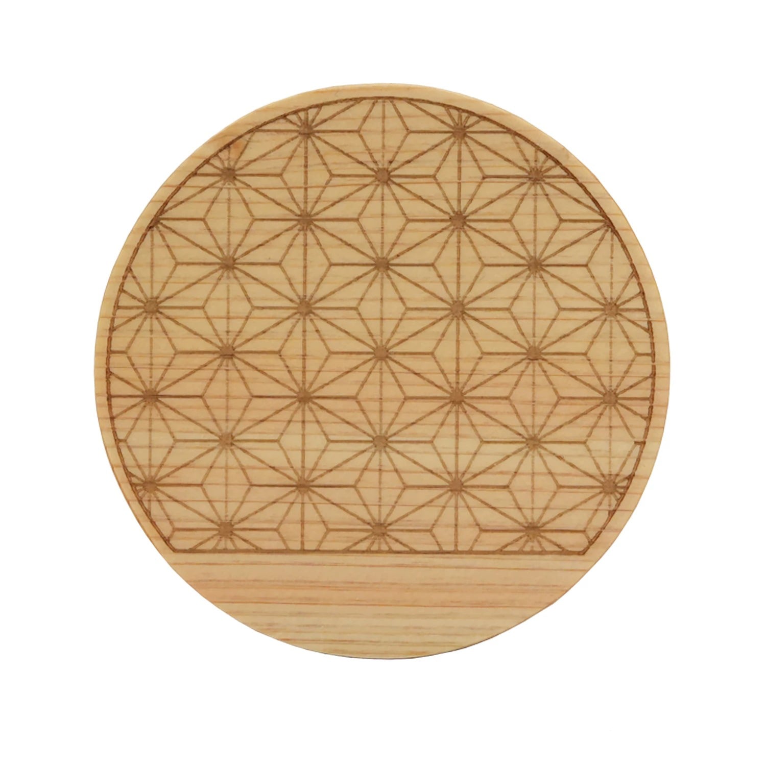 Sous-verres japonais en bois Hinoki