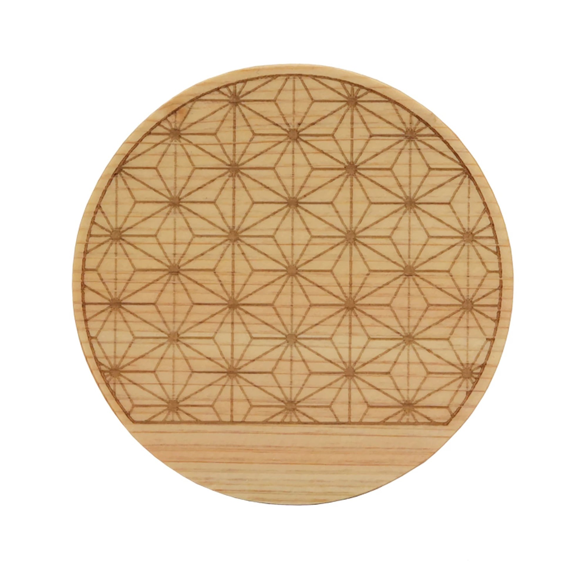 Sous-verres japonais en bois Hinoki