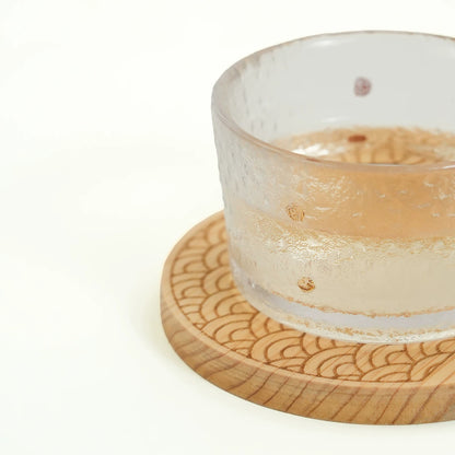 Sous-verres japonais en bois Hinoki