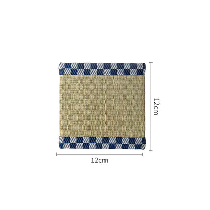 Sous-verre Shimoyama en jonc style tatami