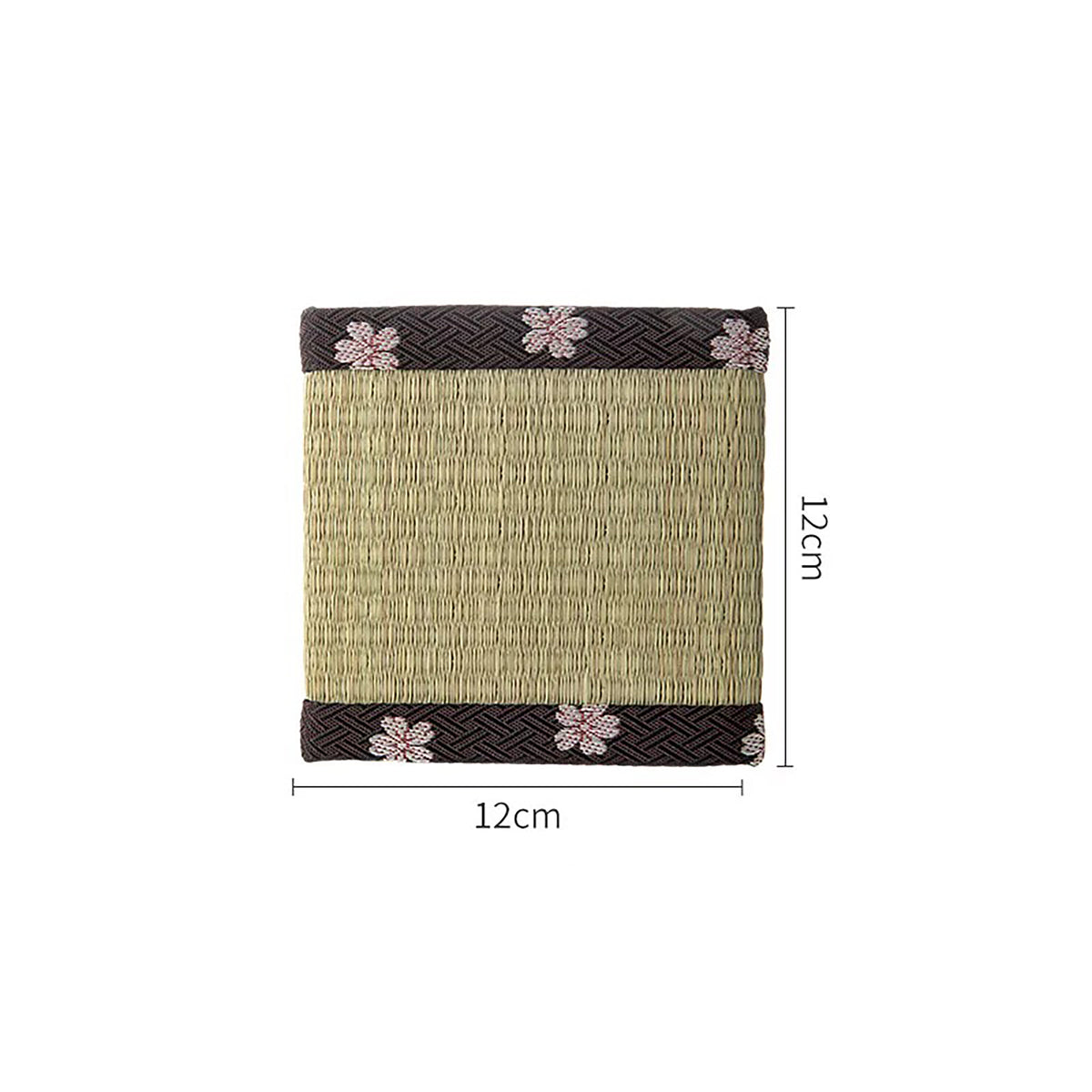 Sous-verre Shimoyama en jonc style tatami