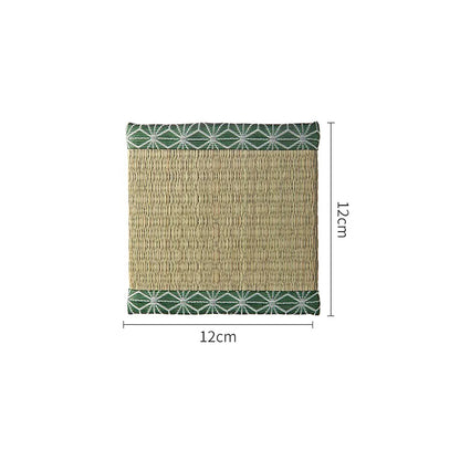 Sous-verre Shimoyama en jonc style tatami