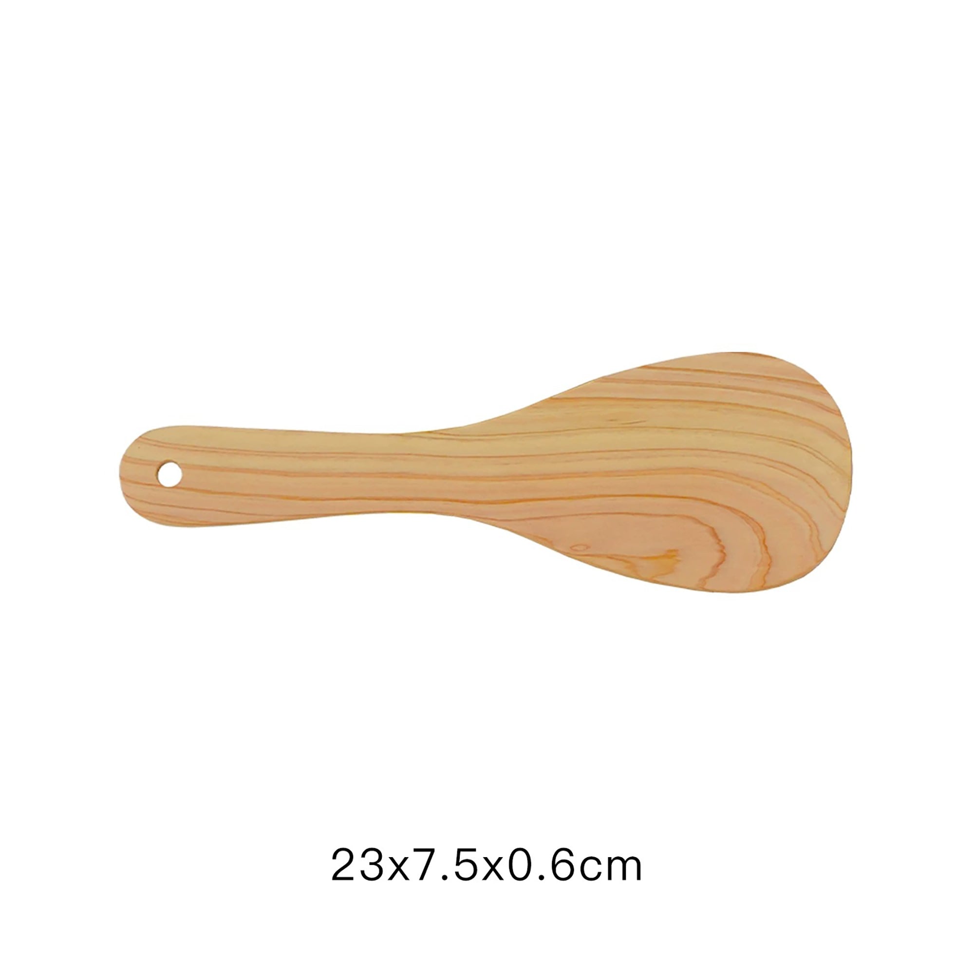 Spatule à riz en bois Hinoki massif