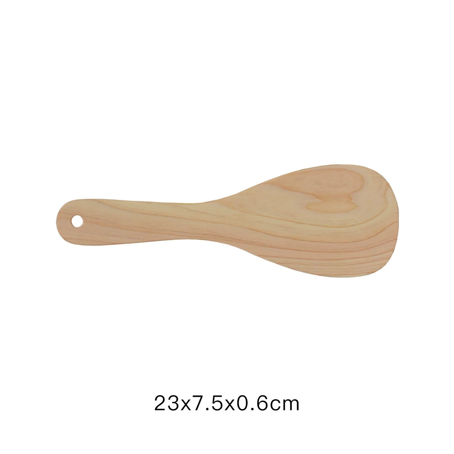 Spatule à riz en bois Hinoki massif