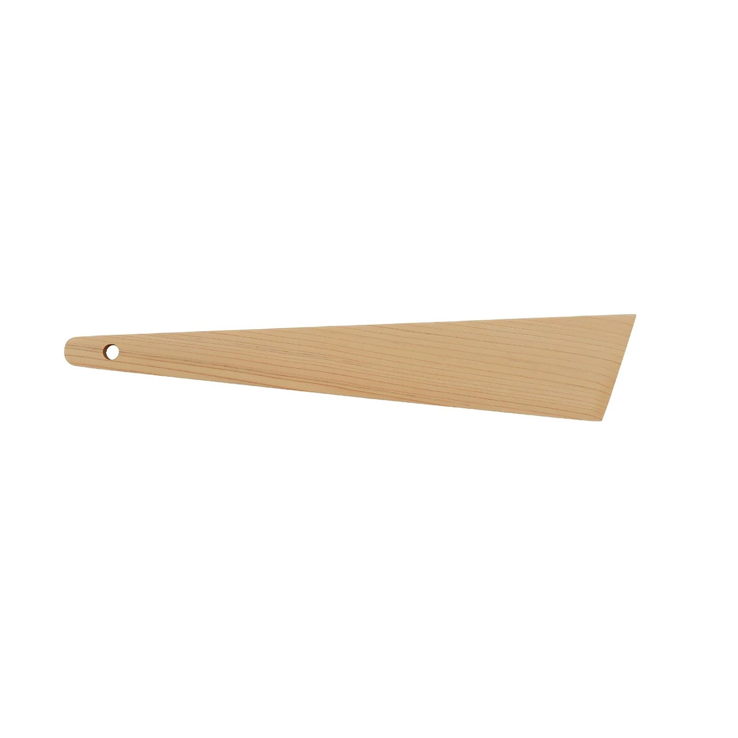 Spatule triangulaire en bois Hinoki massif