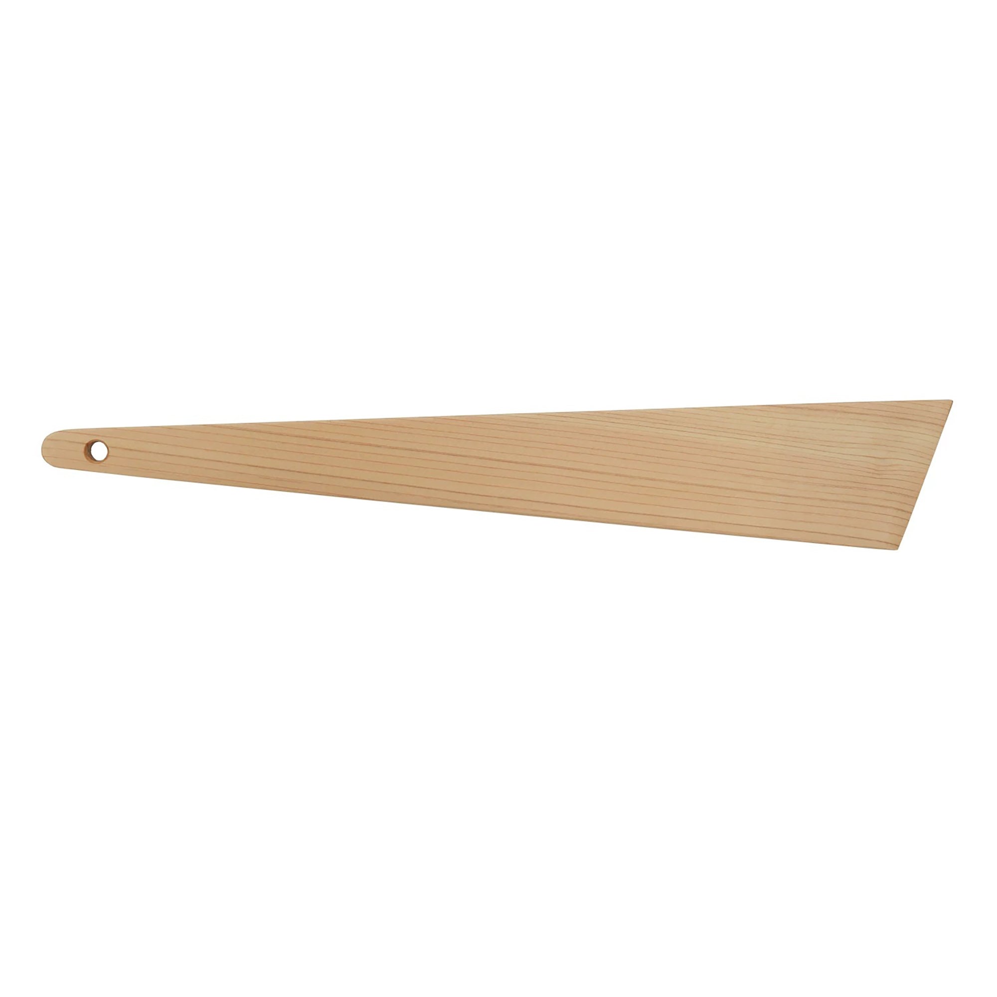 Spatule triangulaire en bois Hinoki massif