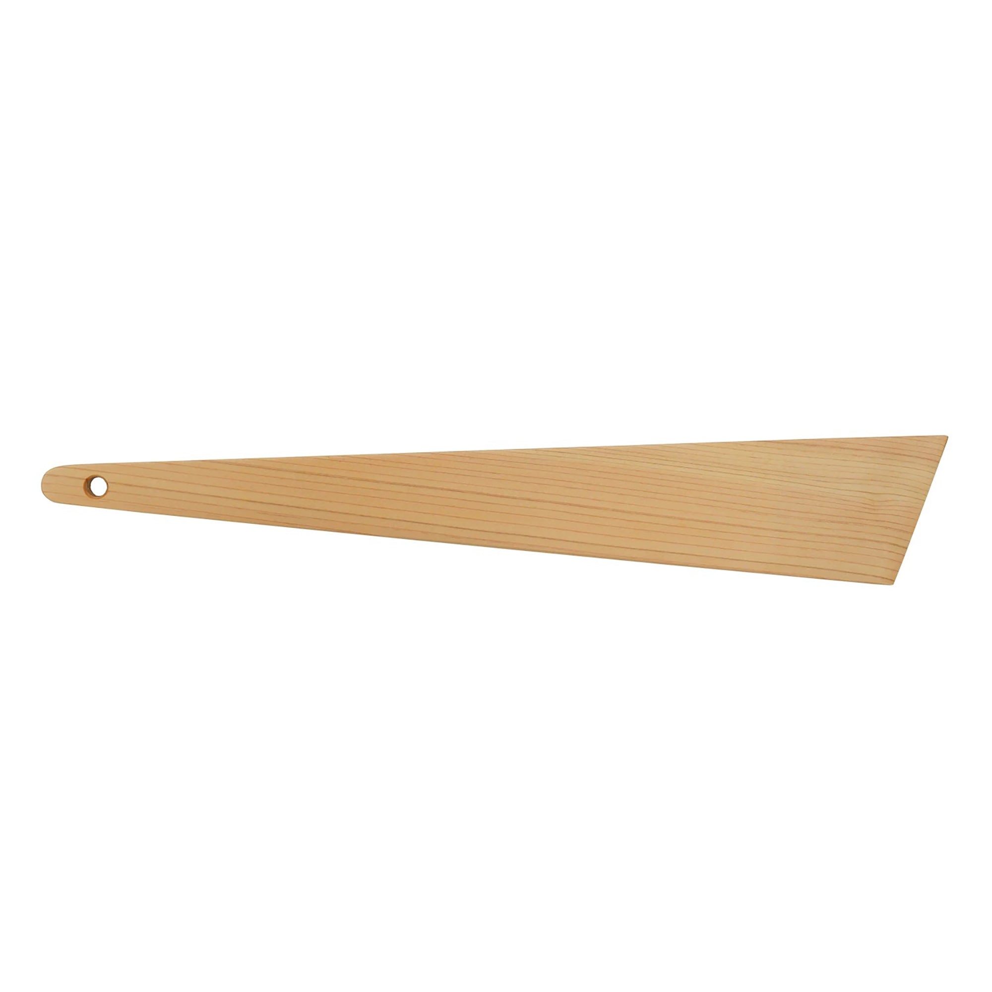 Spatule triangulaire en bois Hinoki massif