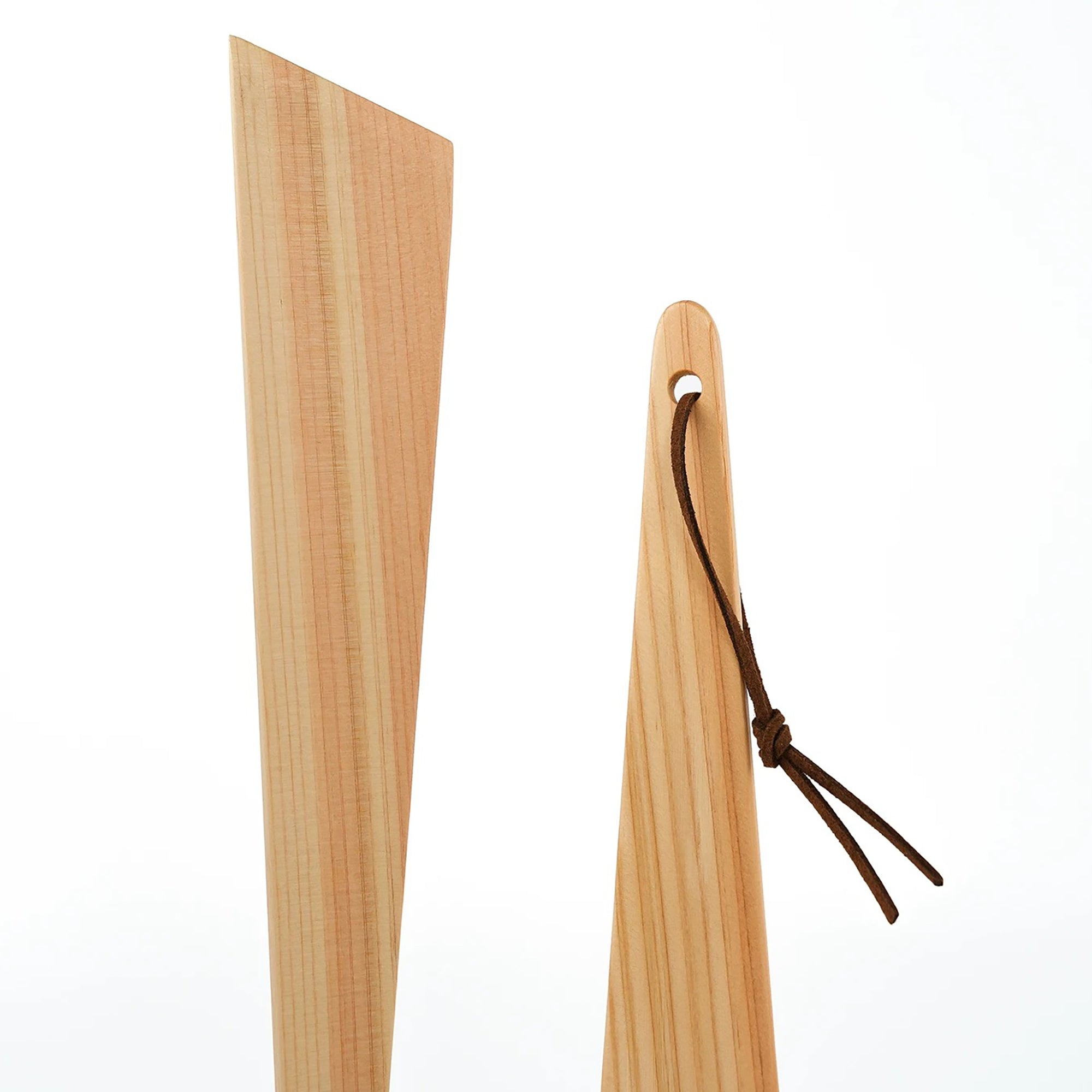 Spatule triangulaire en bois Hinoki massif