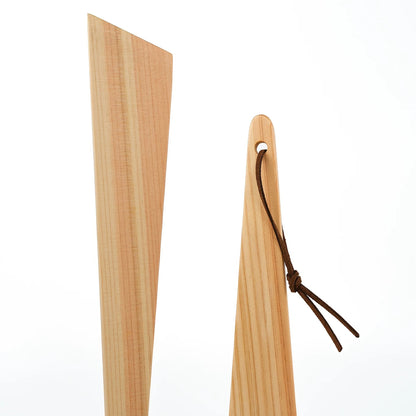 Spatule triangulaire en bois Hinoki massif