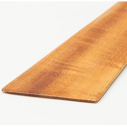 Spatule plate triangulaire en bois de teck