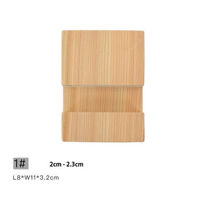 Support de planche à découper en bois Hinoki massif