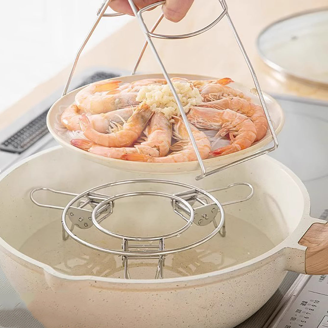 Support vapeur extensible SHIMOYAMA en inox