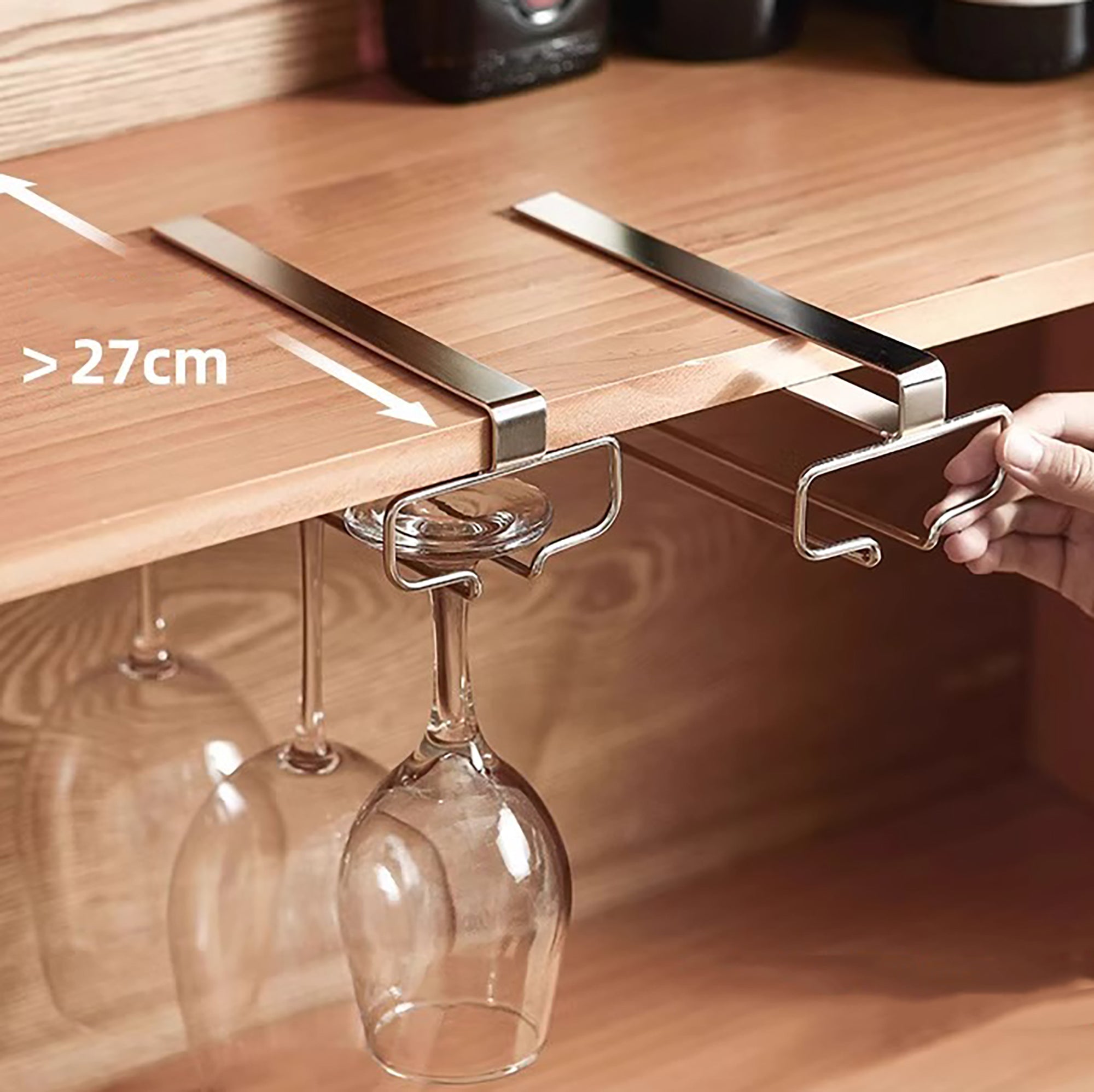 Support porte-verres SHIMOYAMA en acier inoxydable