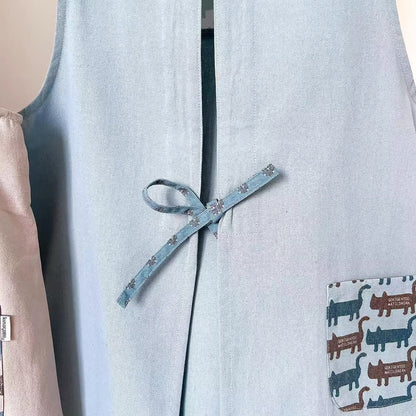 Tablier japonais avec motif chat Kusuguru