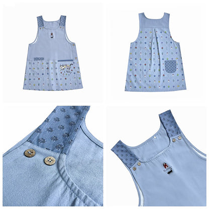 Tablier japonais avec motif chat Kusuguru