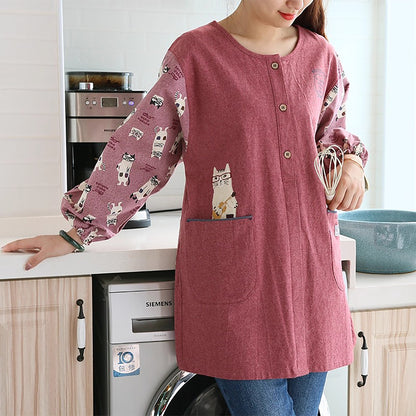 Tablier japonais chat Kusuguru